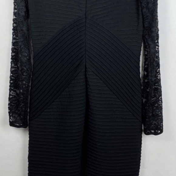 Elegant Black Lace Dress - Picture 4 of 6